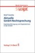 Kapitalaufbringung und Kapitalschutz in der GmbH