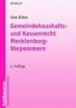 Gemeindehaushalts- und Kassenrecht Mecklenburg-Vorpommern