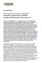 Schneller, dynamischer, flexibler: etracker stellt Dynamic Discovery vor