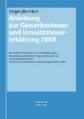 Anleitung zur Gewerbesteuer- und Umsatzsteuererklärung 2008